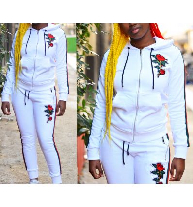 Ensemble ZOOM FLIGHT Blanc fleur