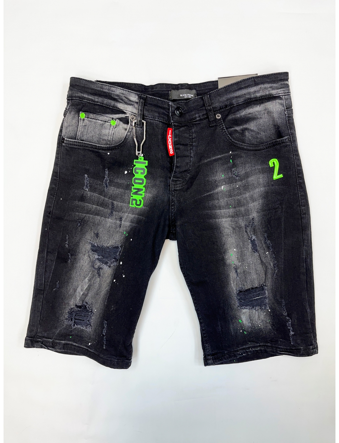 Short Jean ZOOM FLIGHT bleu Slim