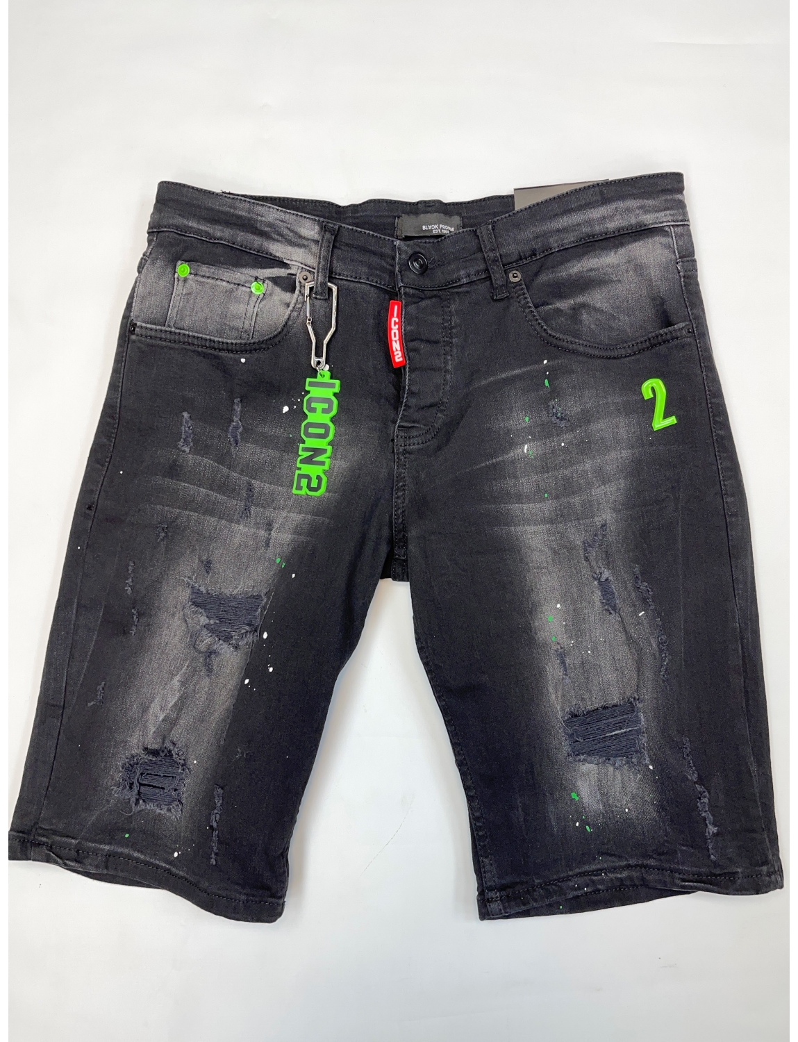 Short Jean ZOOM FLIGHT bleu Slim