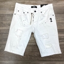 Short Jean ZOOM FLIGHT blanc slim