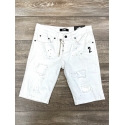 Short Jean ZOOM FLIGHT blanc slim