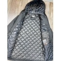 Veste Icon2 veste longue noir a capuche