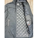Veste Icon2 veste longue noir a capuche