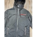 Veste Icon2 veste longue noir a capuche