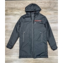 Veste Icon2 veste longue noir a capuche