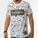 Teeshirt Plata o plomo blanc
