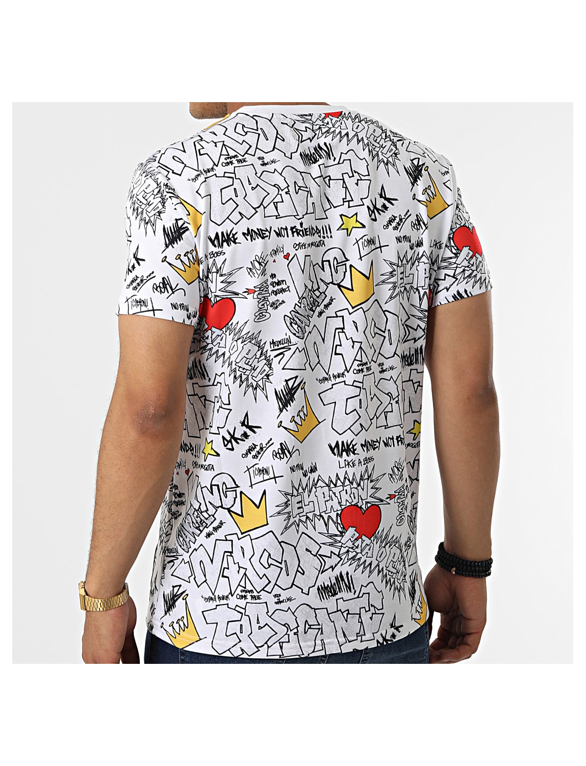 Teeshirt Plata o plomo blanc