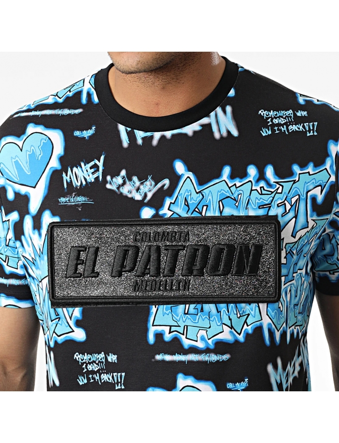 Teeshirt EL PATRON bleu 2