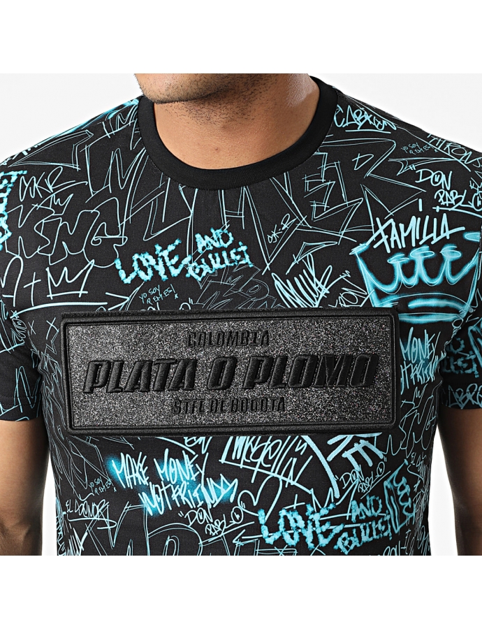 Teeshirt Plata o plomo noir 2