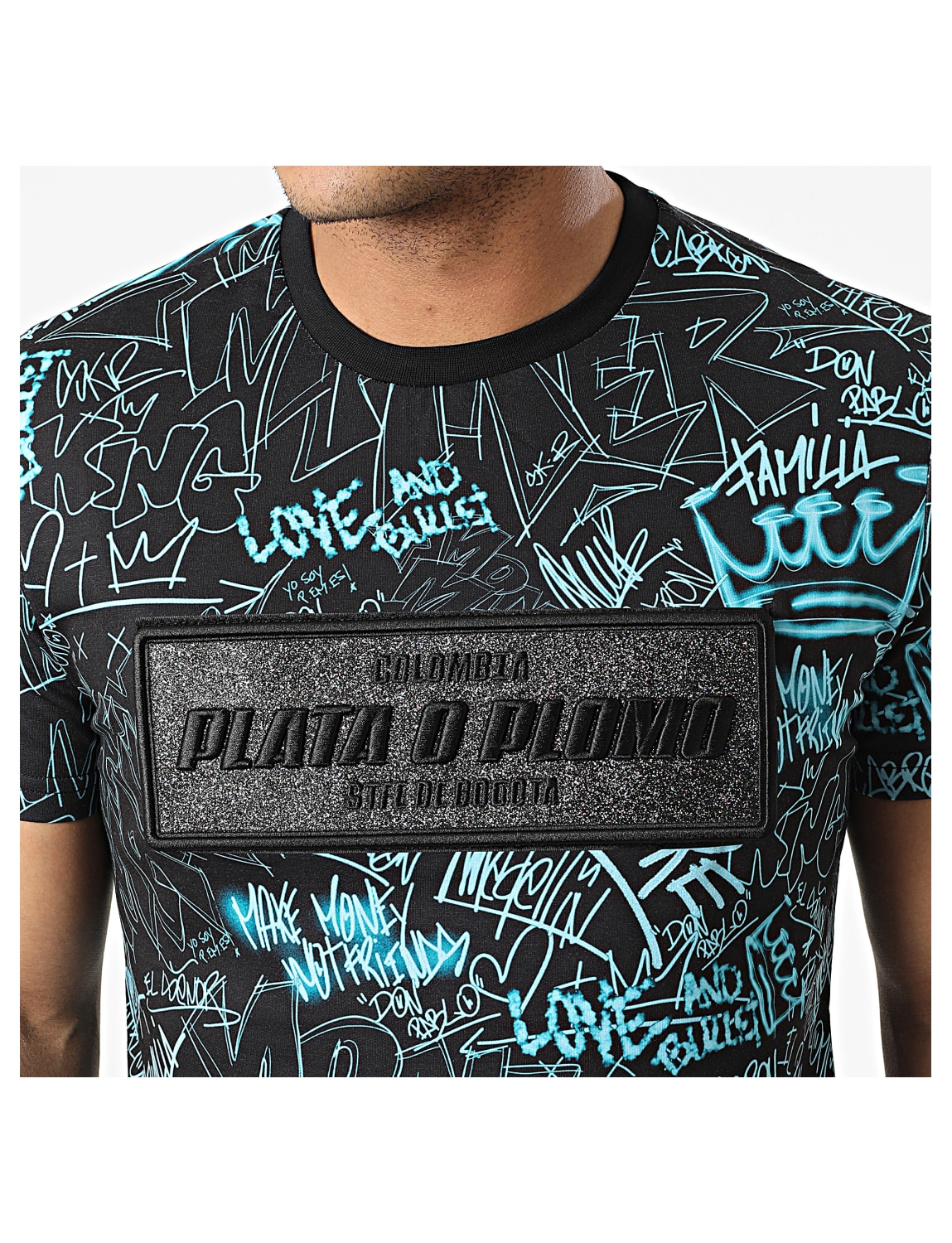 Teeshirt Plata o plomo noir