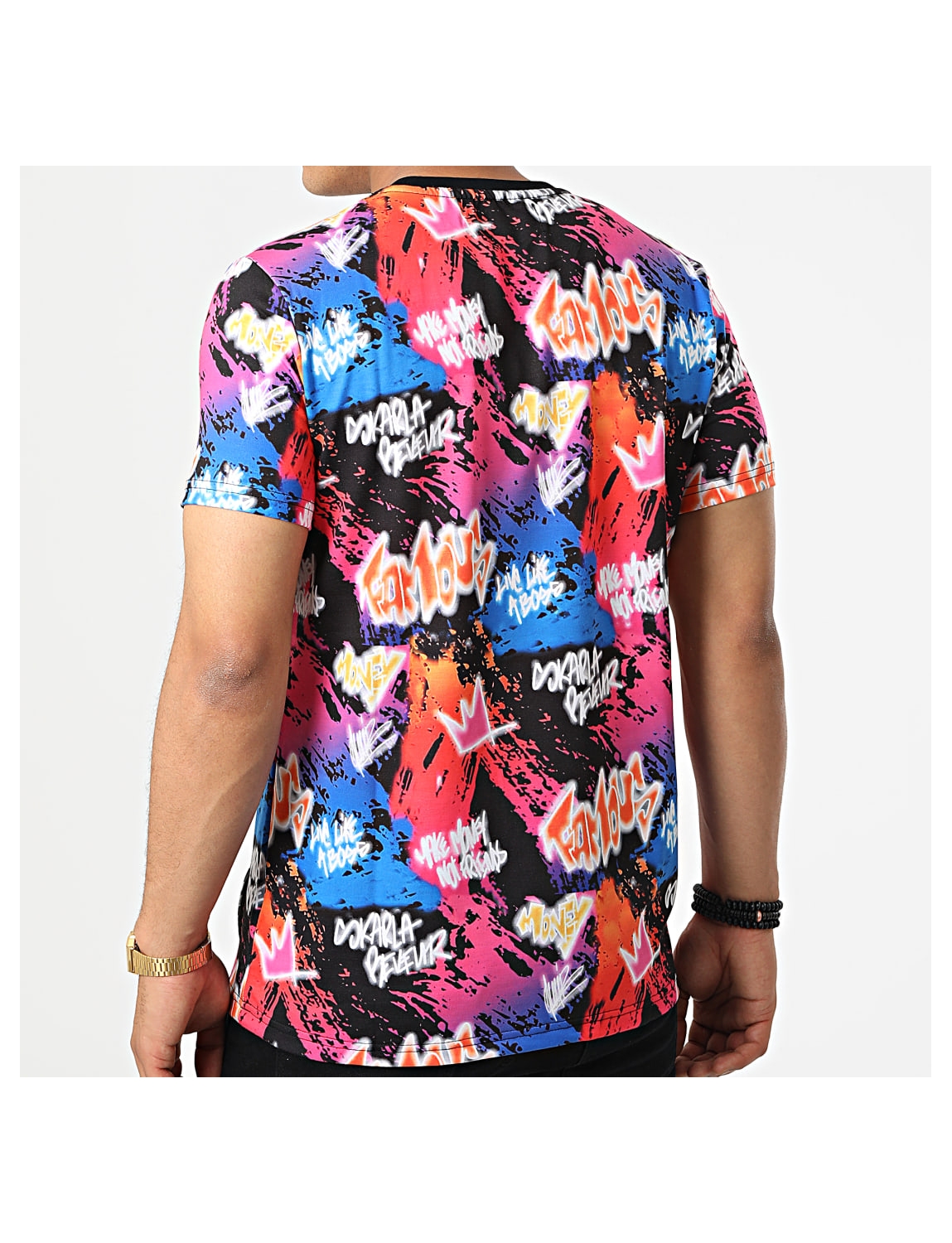 Tee shirt Plata o plomo Néon multicolore