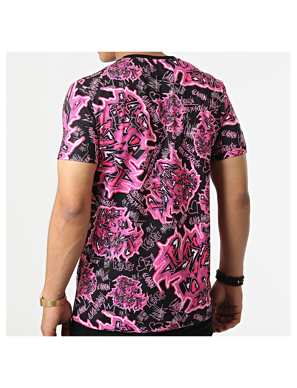 Tee shirt skr Plata o plomo Noir rose