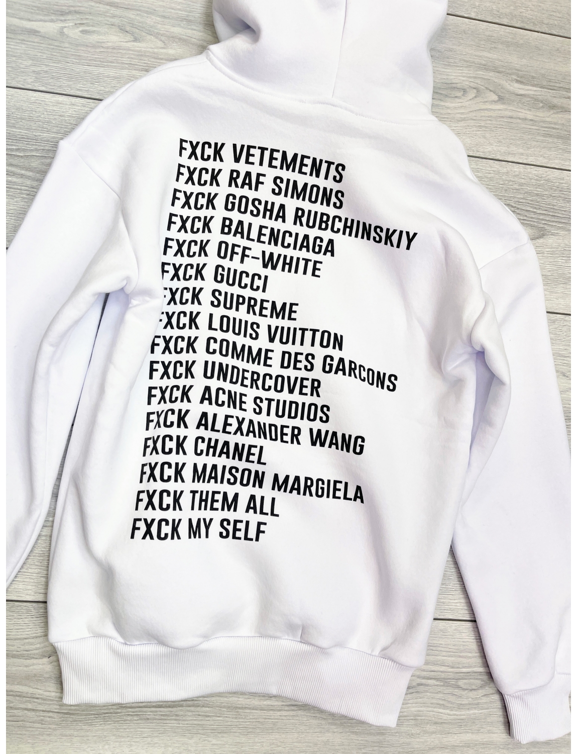 Sweat FXCK Blanc