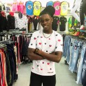 T-SHIRT ZOOM FLIGHT cœur brisé noir