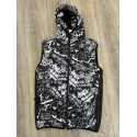 Doudoune SKR graffiti Noir Blanc