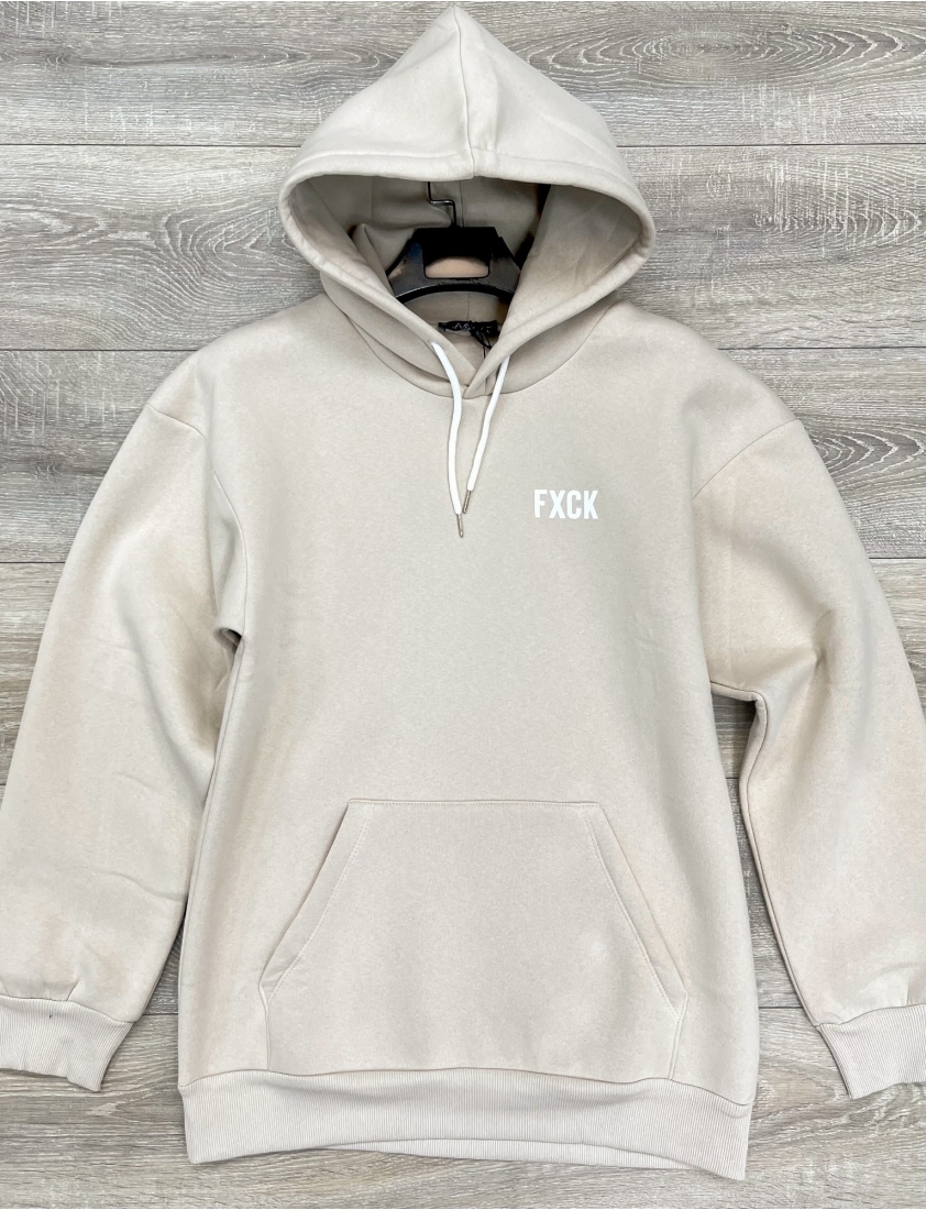 Sweat FXCK beige