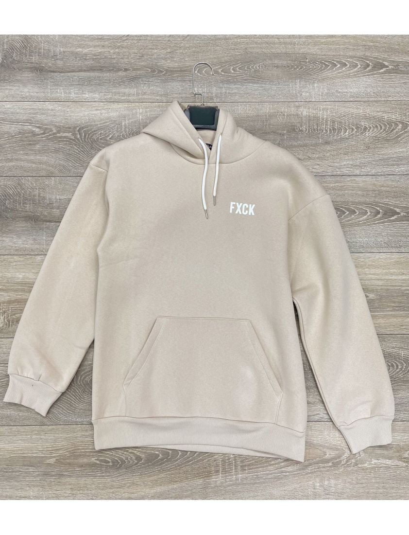 Sweat FXCK beige