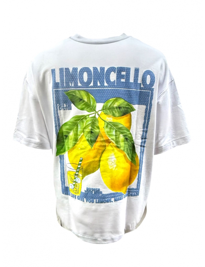 T-shirt oversize citronnier