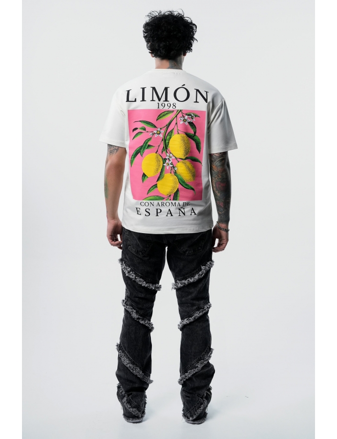 T-shirt oversize citrons