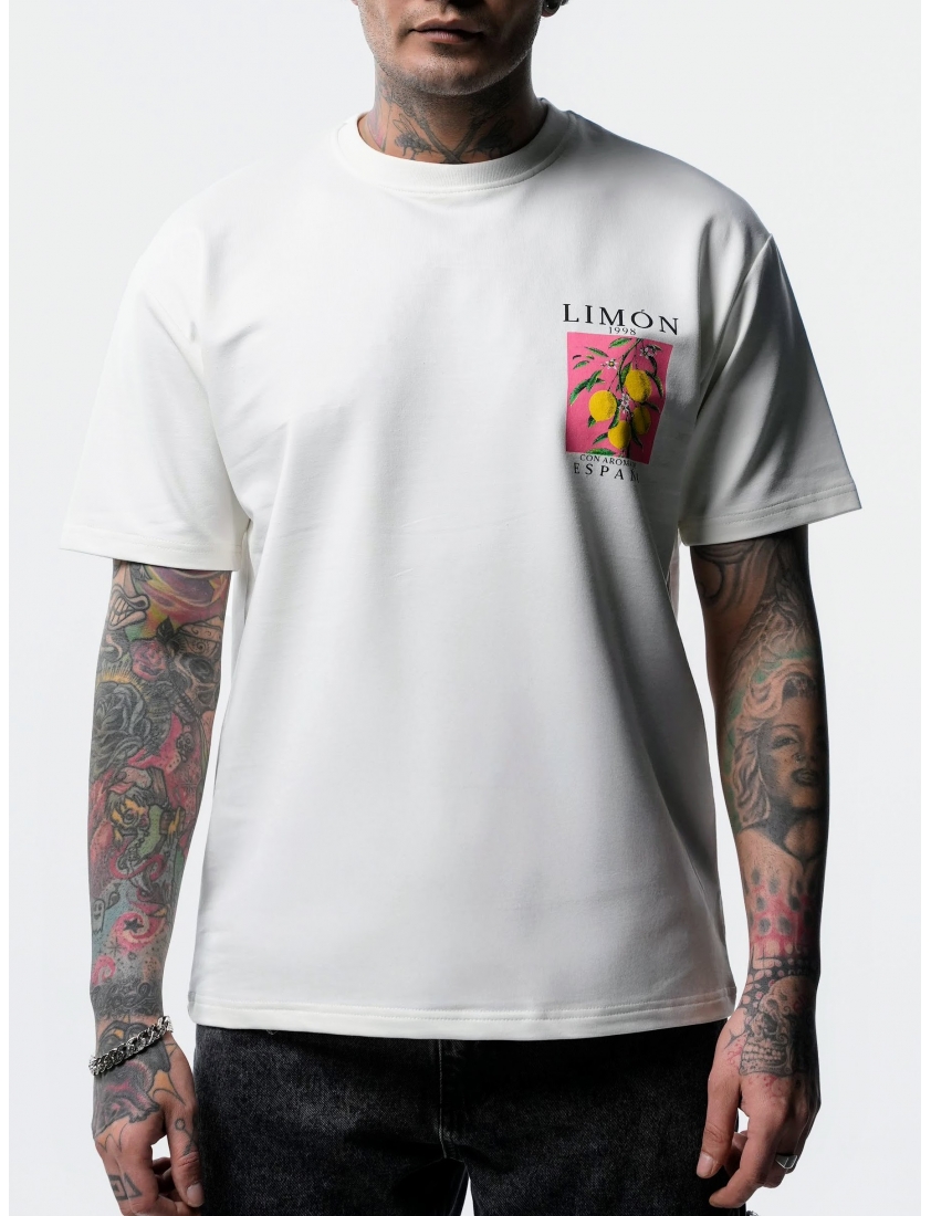 T-shirt oversize citrons