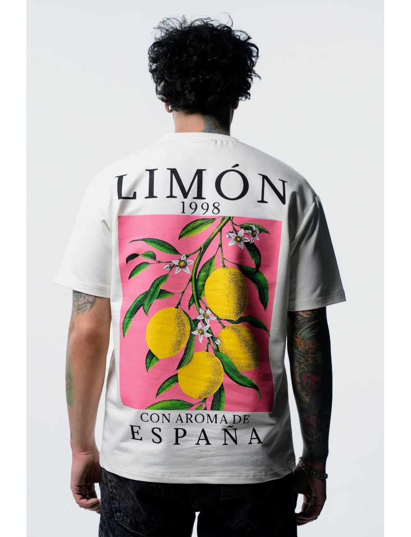 T-shirt oversize citrons
