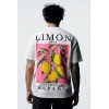 T-shirt oversize citrons