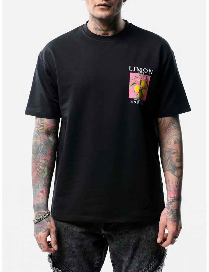 T-shirt oversize citrons 2