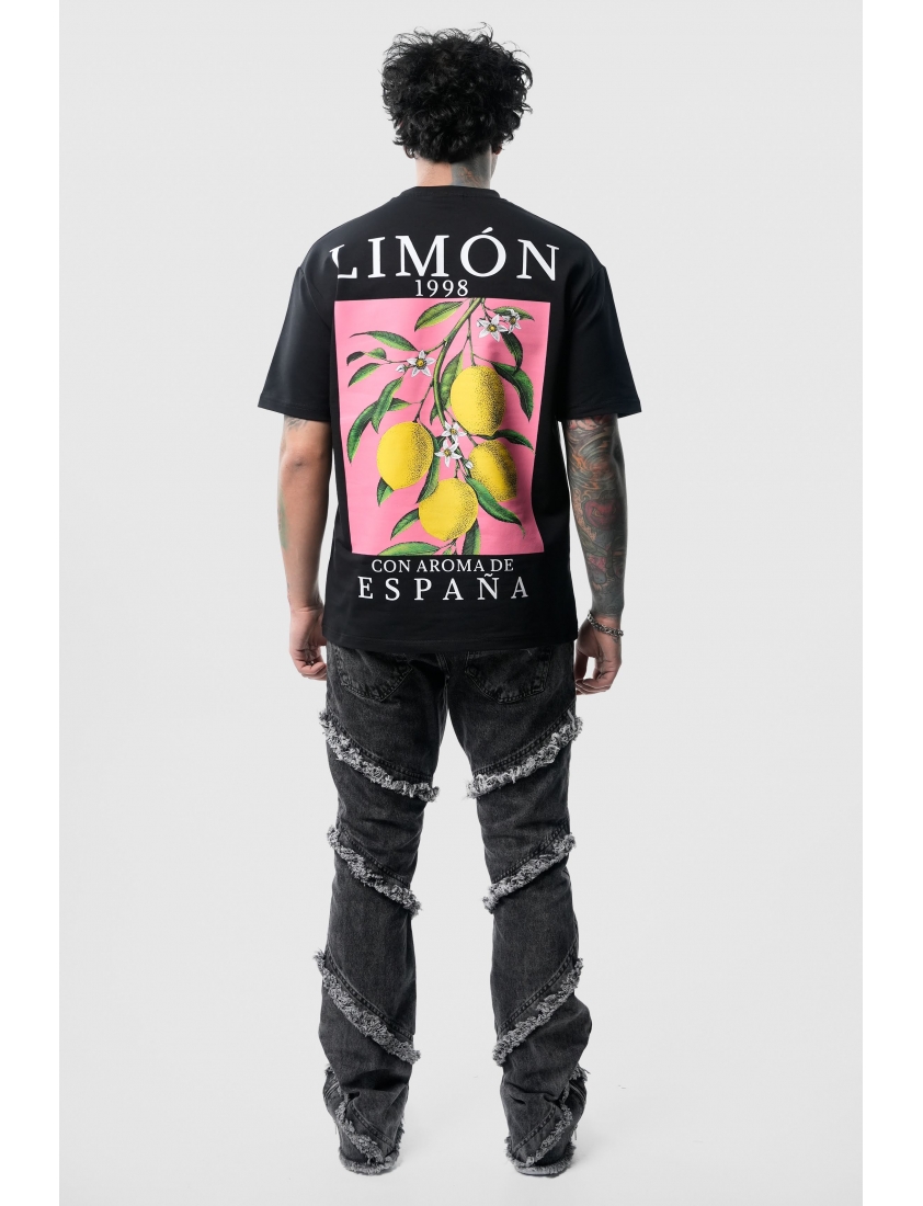 T-shirt oversize citrons