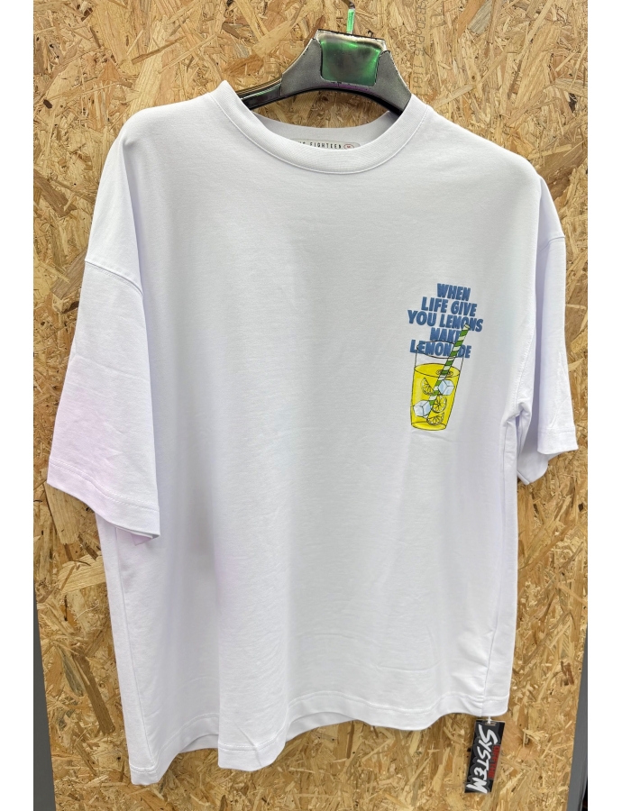 T-shirt oversize citronnier