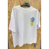 T-shirt oversize citronnier