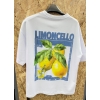 T-shirt oversize citronnier