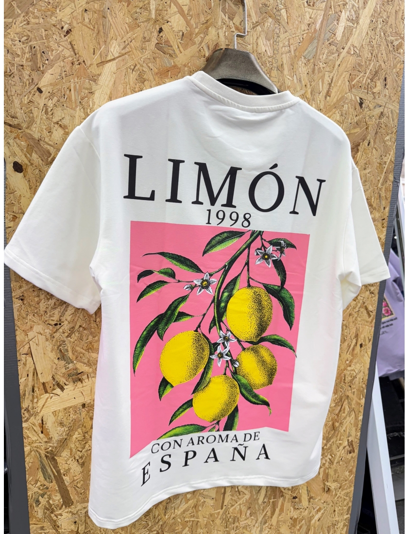 T-shirt oversize citrons