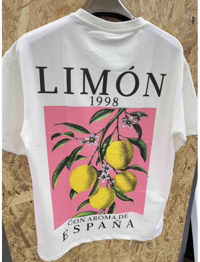 T-shirt oversize citrons 2