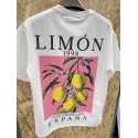 T-shirt oversize citrons