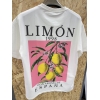T-shirt oversize citrons