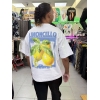 T-shirt oversize citronnier