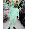 Ensemble Molleton basique vert menthe