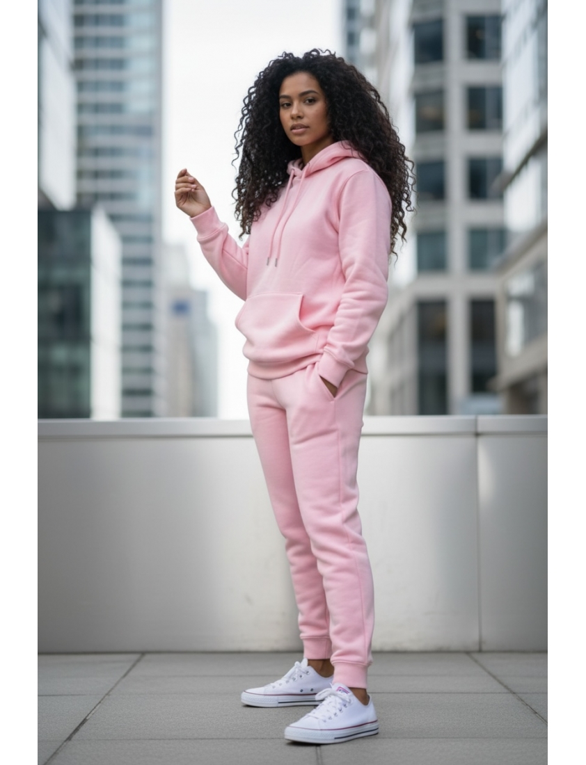 Ensemble Molleton basique rose