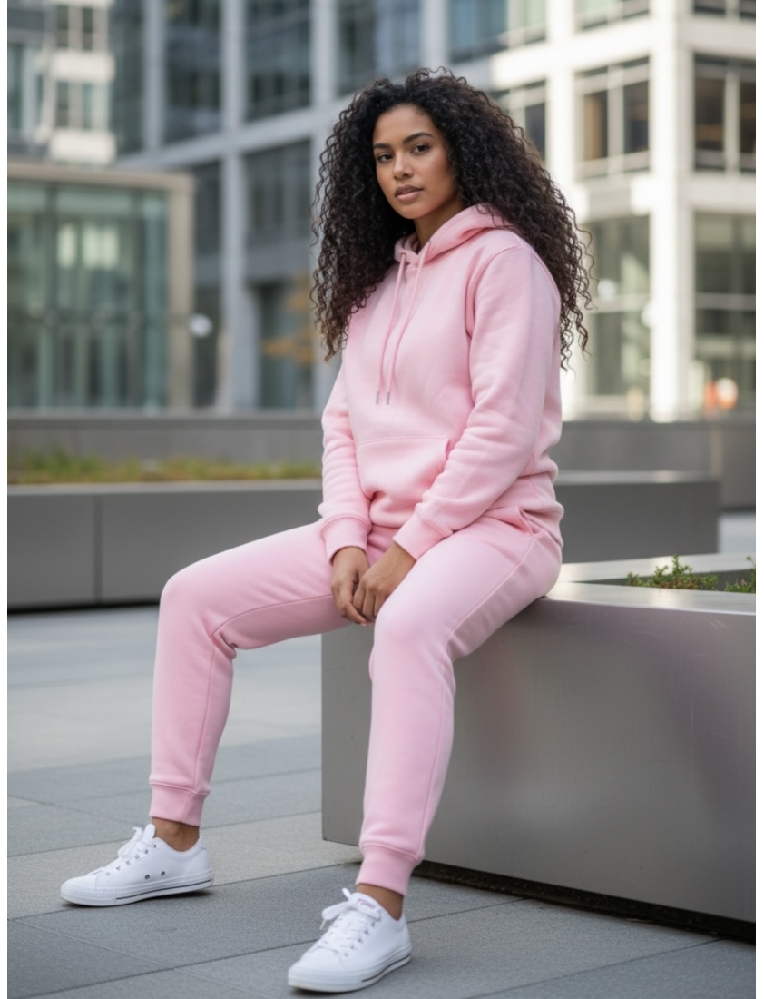 Ensemble Molleton basique rose
