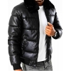 Blouson doudoune similicuir KAYMAXX