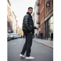 Blouson doudoune similicuir KAYMAXX