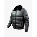 Blouson doudoune noir bombers