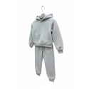 Ensemble Molleton basique gris enfant