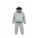 Ensemble Molleton basique gris enfant