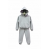 Ensemble Molleton basique gris enfant
