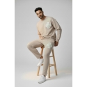 Ensemble Molleton Trèfle beige