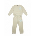 Ensemble Molleton Trèfle beige