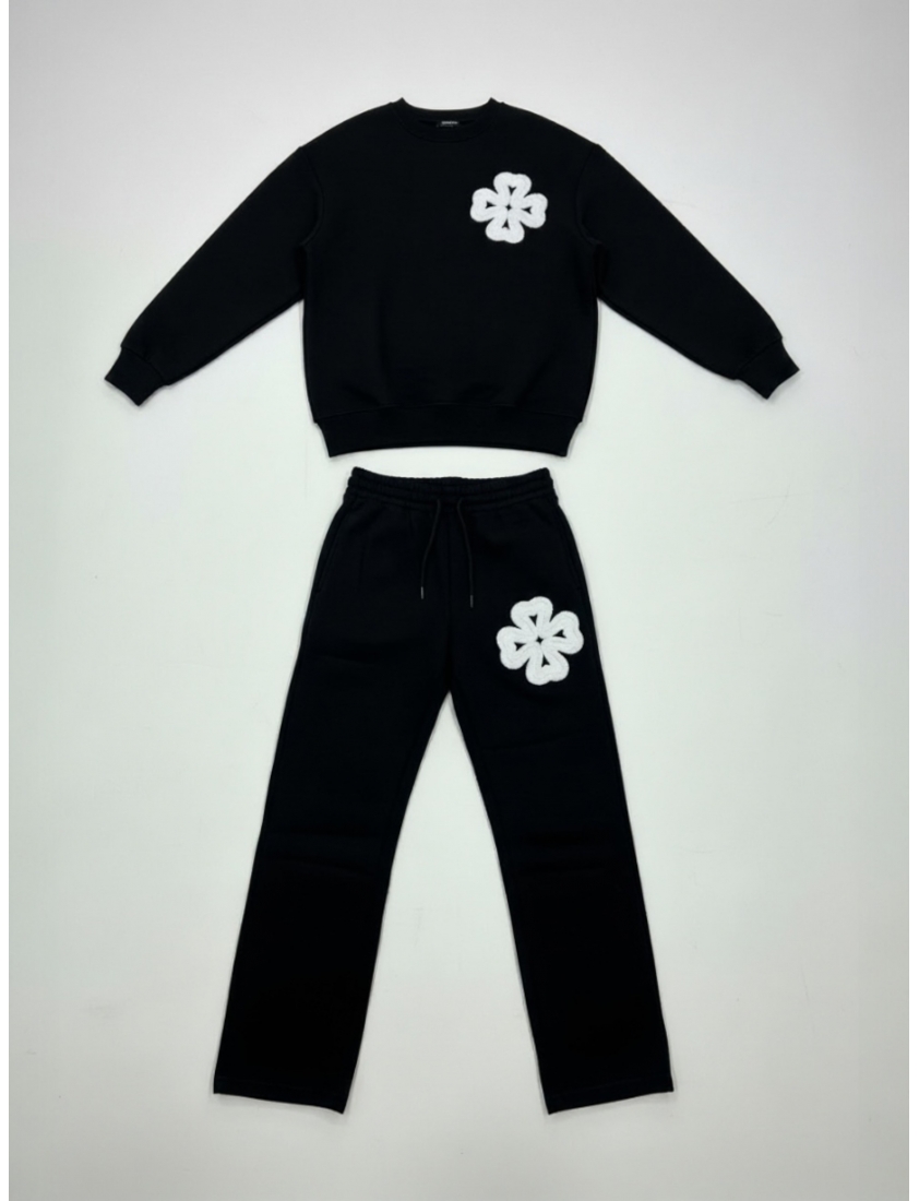 Ensemble Molleton Trèfle noir