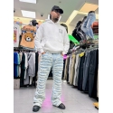 jeans baggy ikao bleu délavé