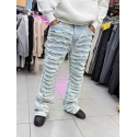jeans baggy ikao bleu délavé